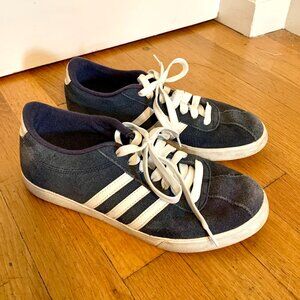 Adidas NEO Courtset Navy Suede Shoes Size 9